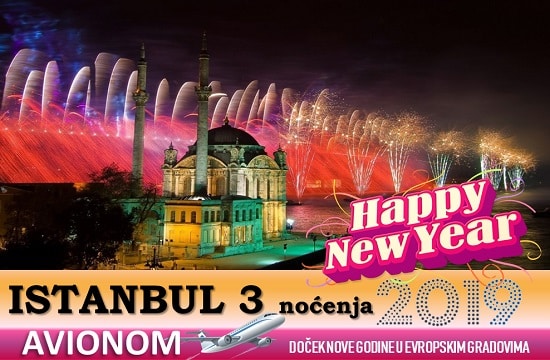 ISTANBUL NOVA GODINA AVIONOM 2019