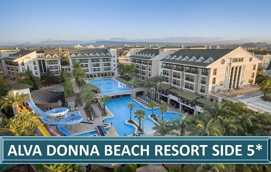 Alva Donna Beach Resortt Spa Hotel Resort Side Antalija Turska Letovanje Turisticka Agencija Salvador Travel