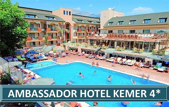 Ambassador Hotel Kemer Hotel Resort Spa Letovanje Kemer Leto Turska Turisticka Agencija Salvador Travel
