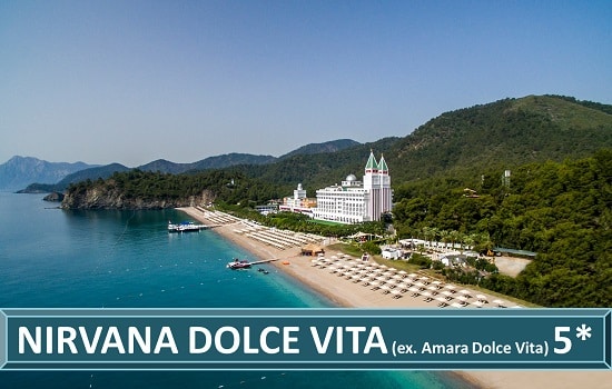Nirvana Dolce Vita ex Amara Dolce Vita Kemer Hotel Resort Spa Letovanje Kemer Leto Turska Turisticka Agencija Salvador Travel