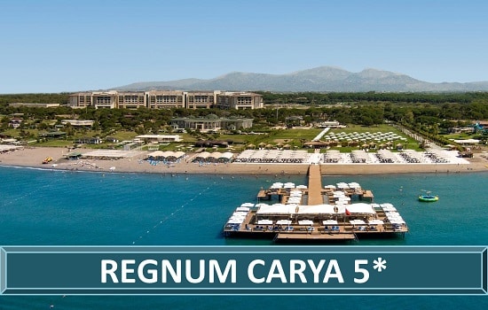 Regnum Carya Kemer Hotel Resort Spa Letovanje Belek Leto Turska Turisticka Agencija Salvador Travel
