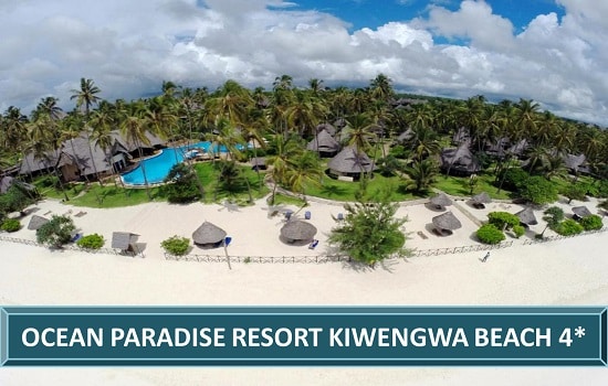 OCEAN PARADISE KIWENGWA Beach Hotel Zanzibar letovanje putovanje Turisticka agencija Salvador Travel Putovanja Tanzanija Zanzibar Egzoticna putovanja