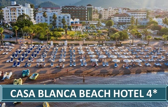 CASA BLANCA BEACH HOTEL MARMARIS TURSKA LETOVANJE TURISTICKA AGENCIJA SALVADOR TRAVEL NOVI SAD