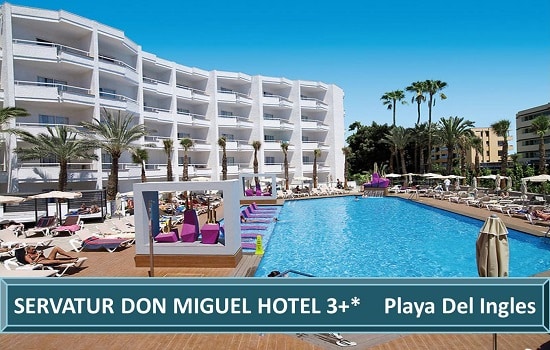 SERVATUR DON MIGUEL HOTEL Playa Del Ingles kanarska ostrva salvador travel tturisticka agencija 1