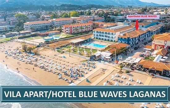 Vila Apart Hotel Blue Waves Laganas Zakintos Grcka letovanje apartmani hoteli avionom salvador travel turisticka agencija