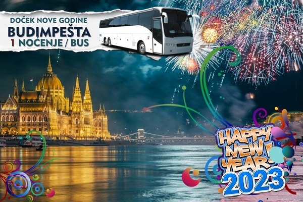 nova godina BUDIMPESTA BUS 1 NOCENJE 2023