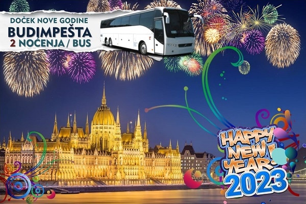 nova godina BUDIMPESTA BUS 2 NOCENJA 2023