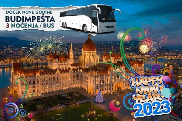 nova godina BUDIMPESTA BUS 3 NOCENJA 2023