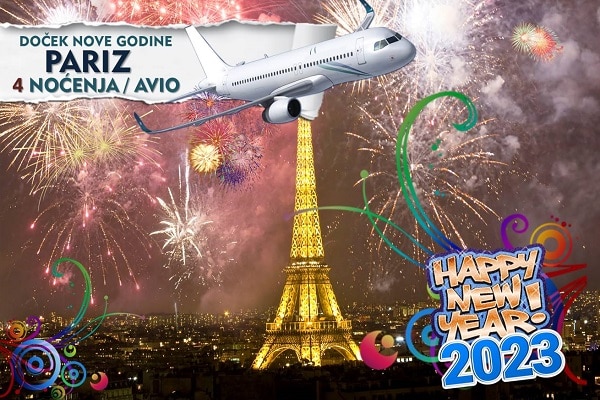 nova godina PARIZ AVIONOM 4 NOCENJA 2023